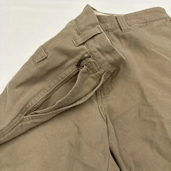 Columbia Mens Hiking Outdoors Utility Pants Cargo Khaki Gert Boyle Size 30x32 - Picture 4 of 16